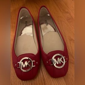 michael kors red flats